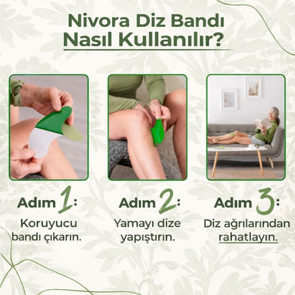 Nivora Doğal Diz Yakı Bandı